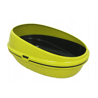 Pin Up Luxo Open Cat Litter Box (59cm × 39.5cm × 27cm) - tan